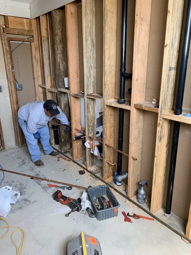 Commercial rough-in plumbing for Water Heater Replacement in Allatoona Pass